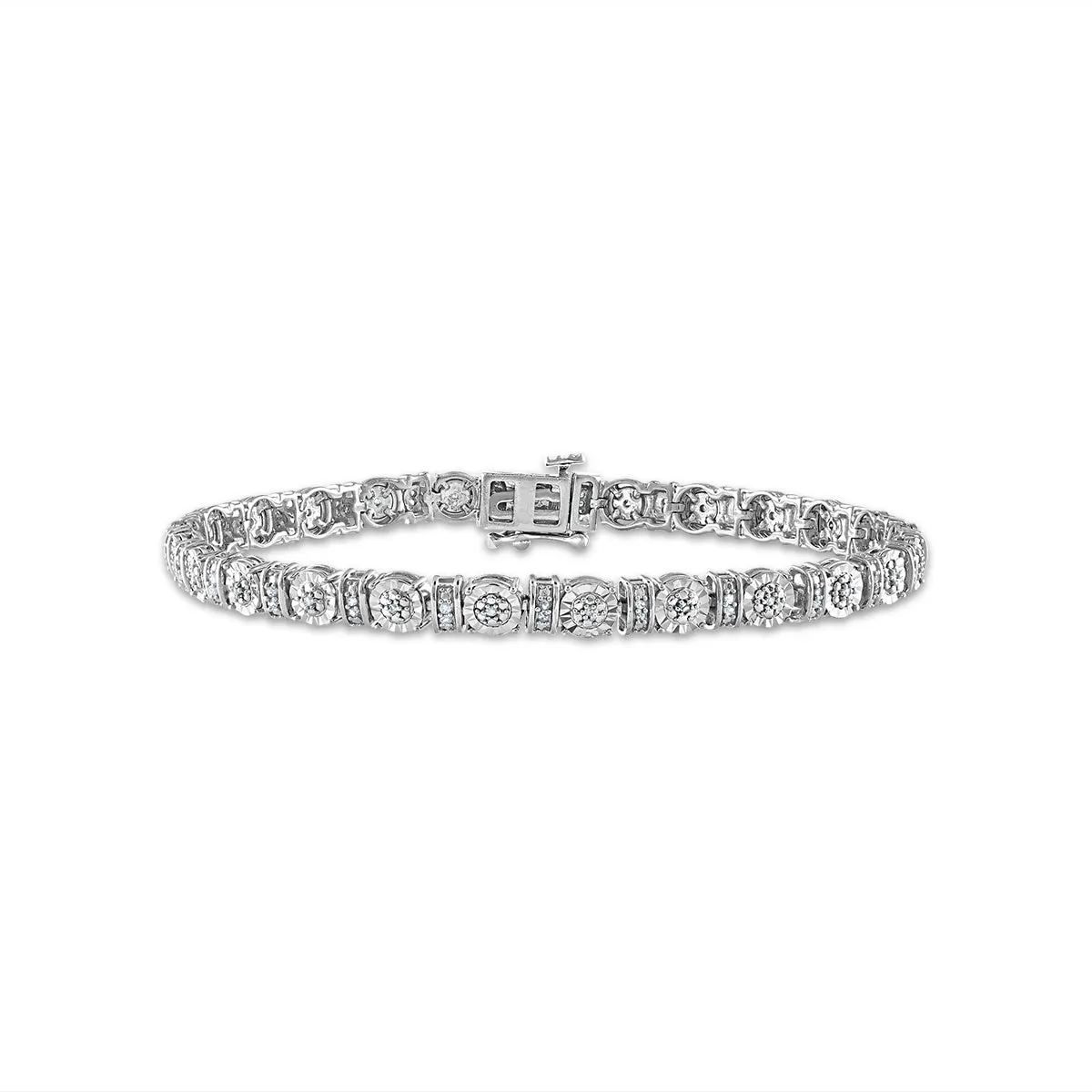 1/4 CTW Diamond 7-inch Tennis Bracelet in Sterling Silver