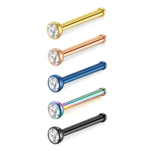 18G 20G 22G Colorful Bar Nose Stud Bone Nose Bone Stud