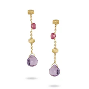 18K Paradise Mixed Gemstone Earrings - OB1430 MIX01 Y