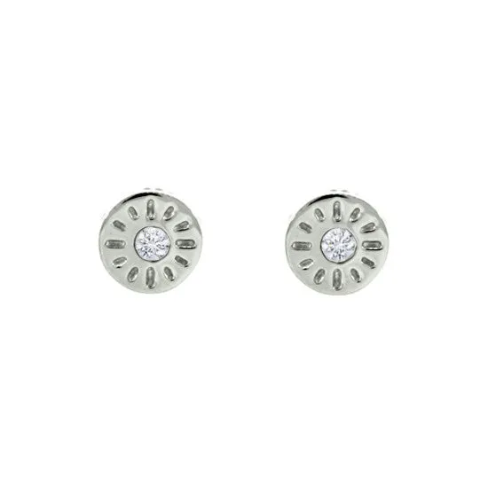18k White Gold Diamond Earrings Timeless
