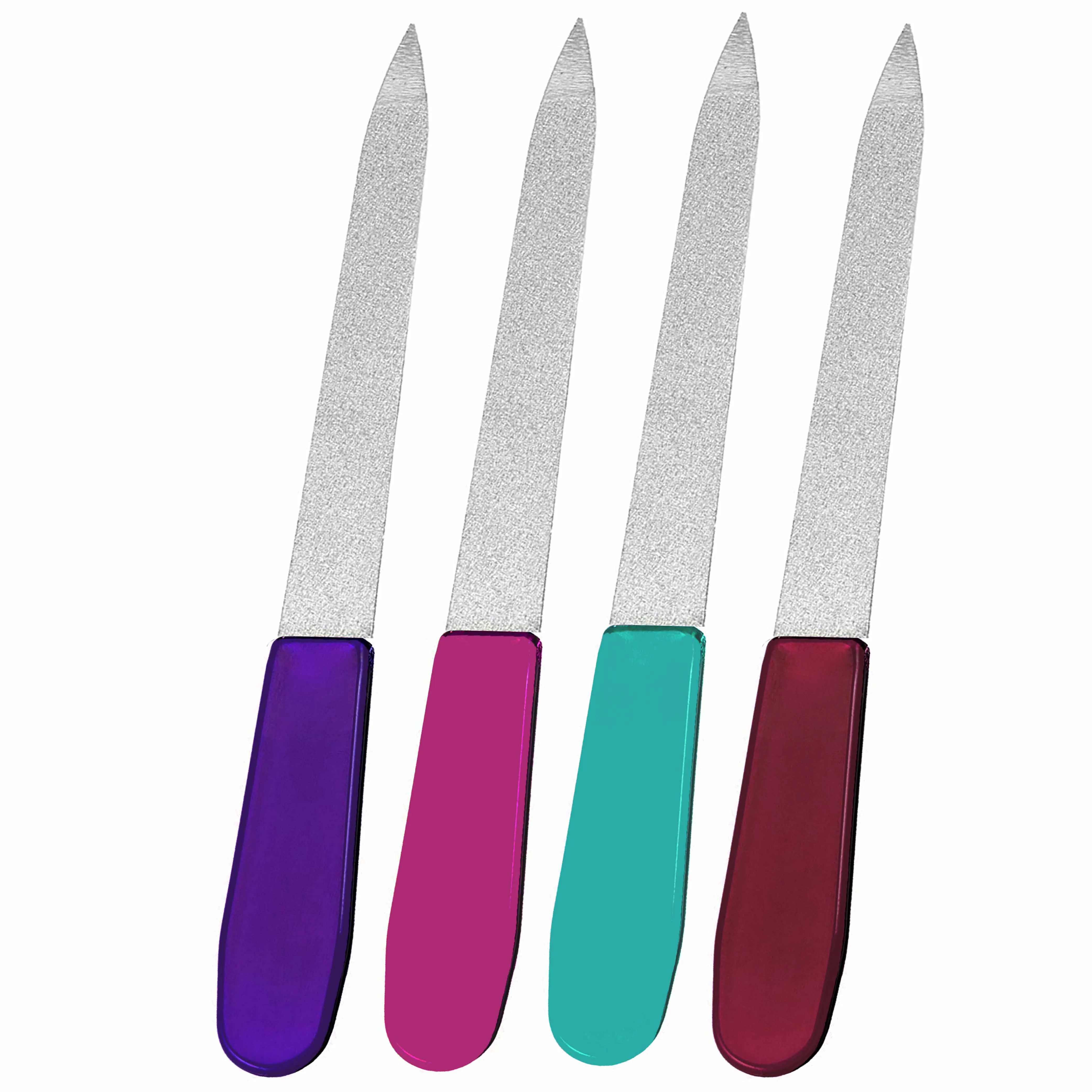 2 Pc Professional Sapphire Nail Files Double Sided Manicure Emery Boards Diamond
