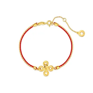 2025-Braided Red Chinese Knot Snake Bracelet