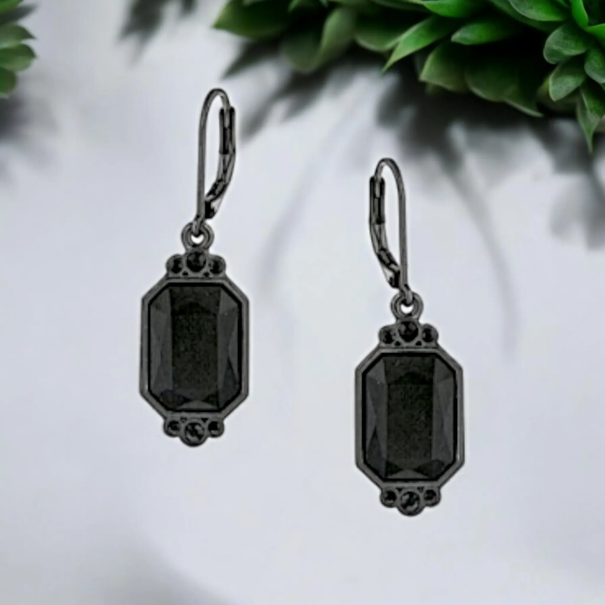 2028 Octagon Drop Earrings