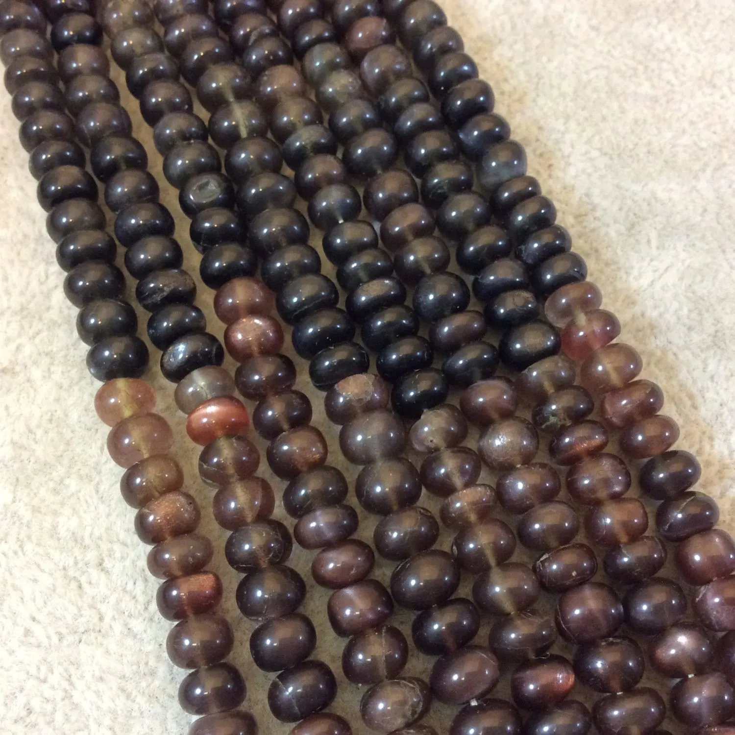 6mm Scapolite Rondelle Beads - Semi Precious Gemstone Beads
