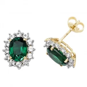 9ct Yellow Gold Stud Earrings ES1204E