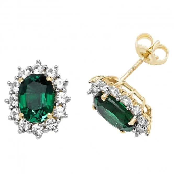 9ct Yellow Gold Stud Earrings ES1204E