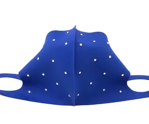 Accentrix sapphire blue with Swarovski Crystal mask