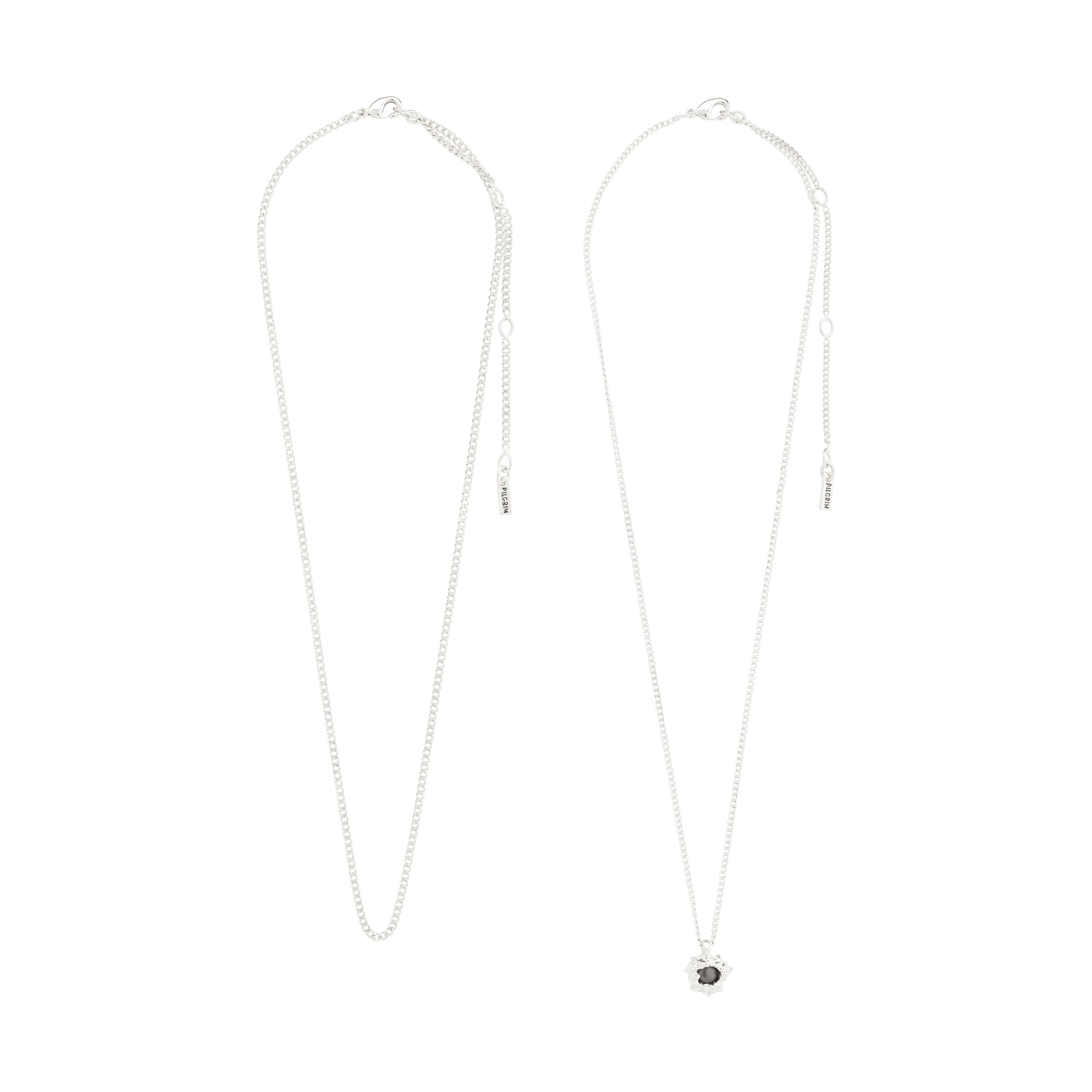 ACT necklace 2-in-1 silver-plated