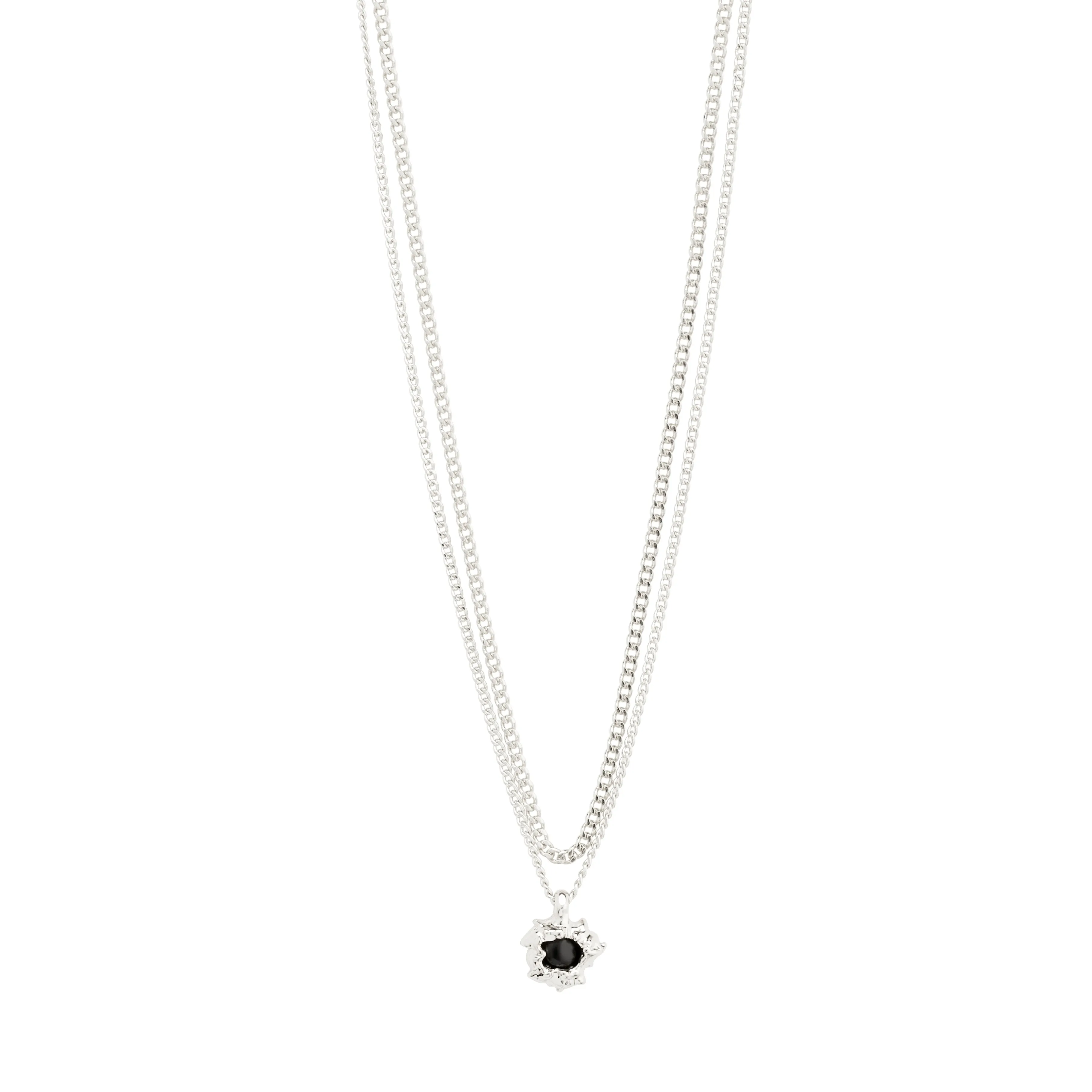ACT necklace 2-in-1 silver-plated