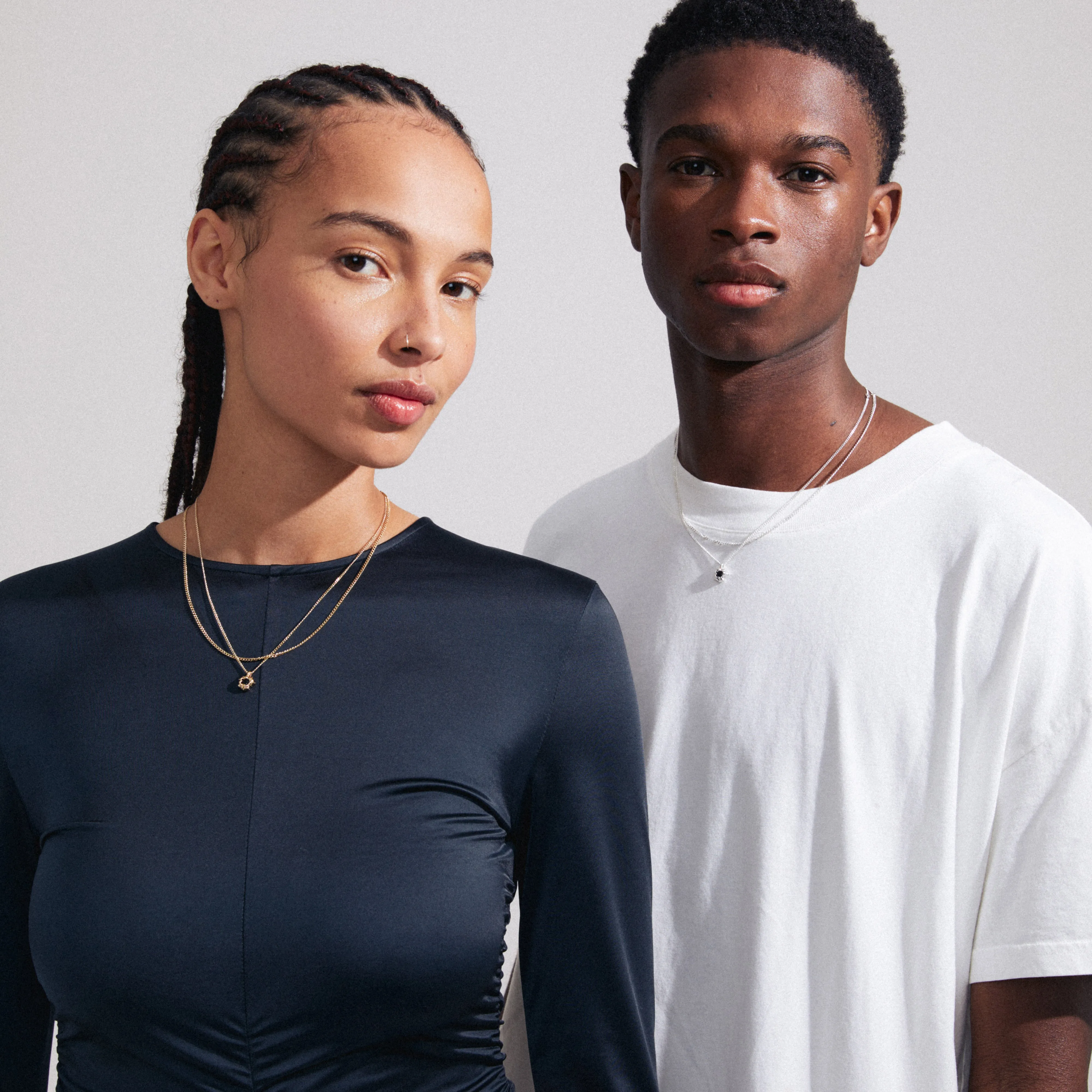 ACT necklace 2-in-1 silver-plated