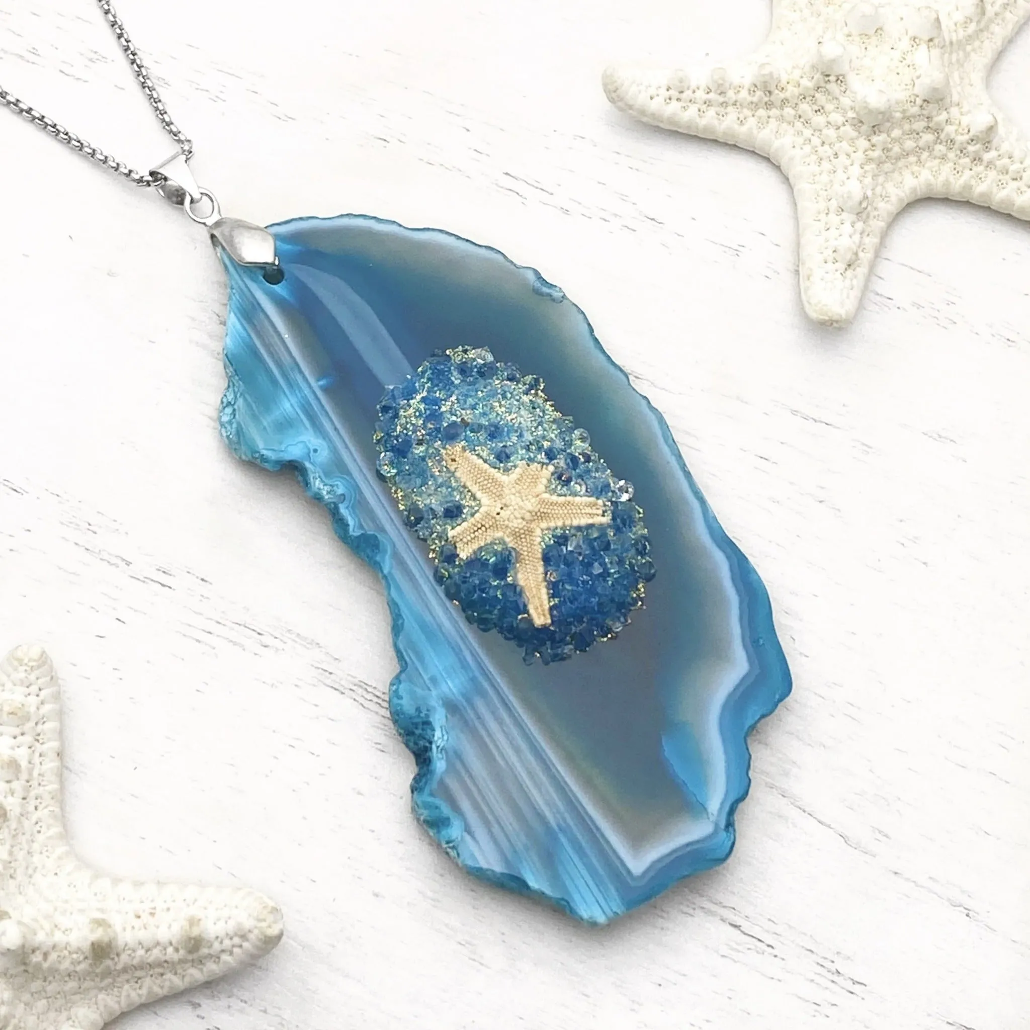 Agate Island Necklace