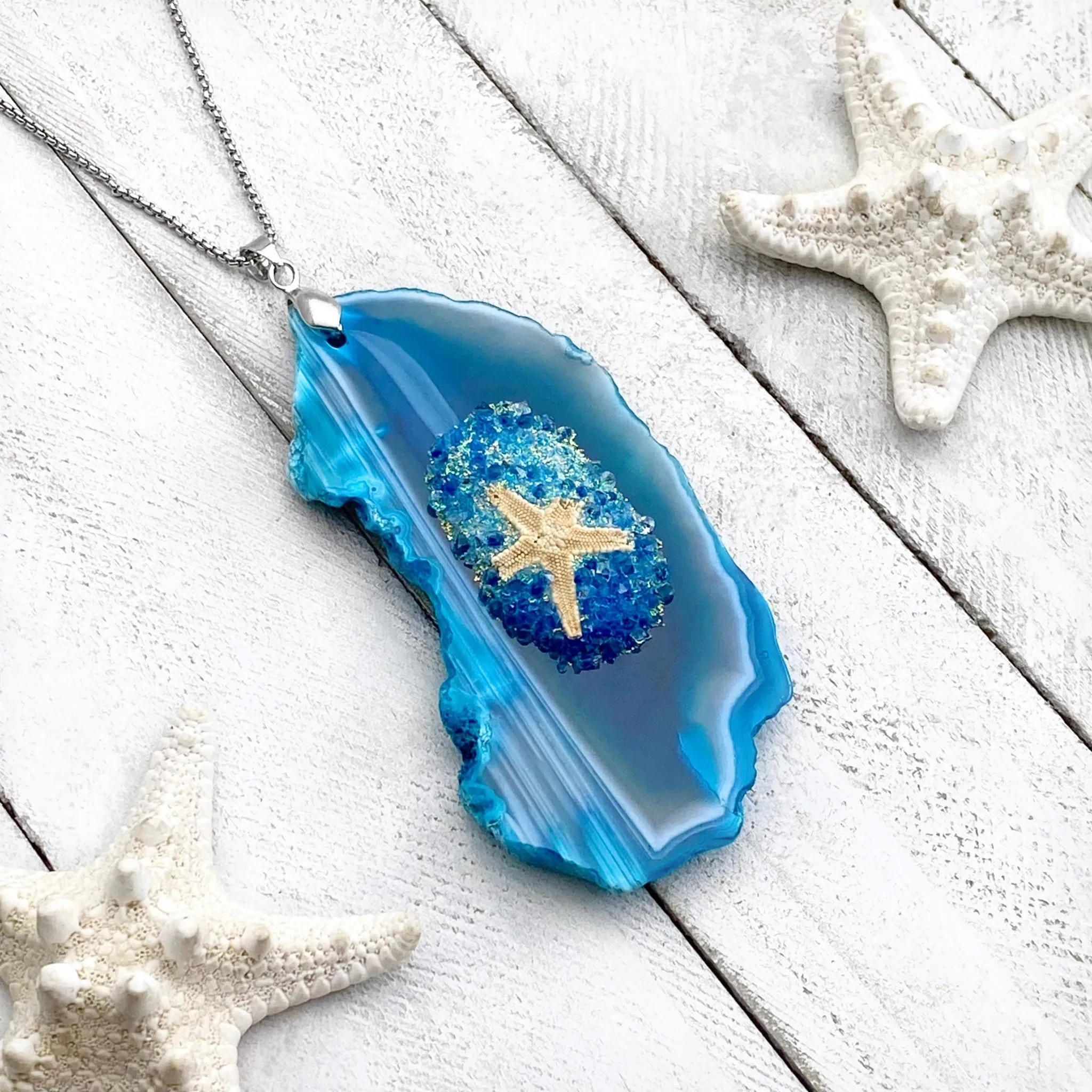 Agate Island Necklace