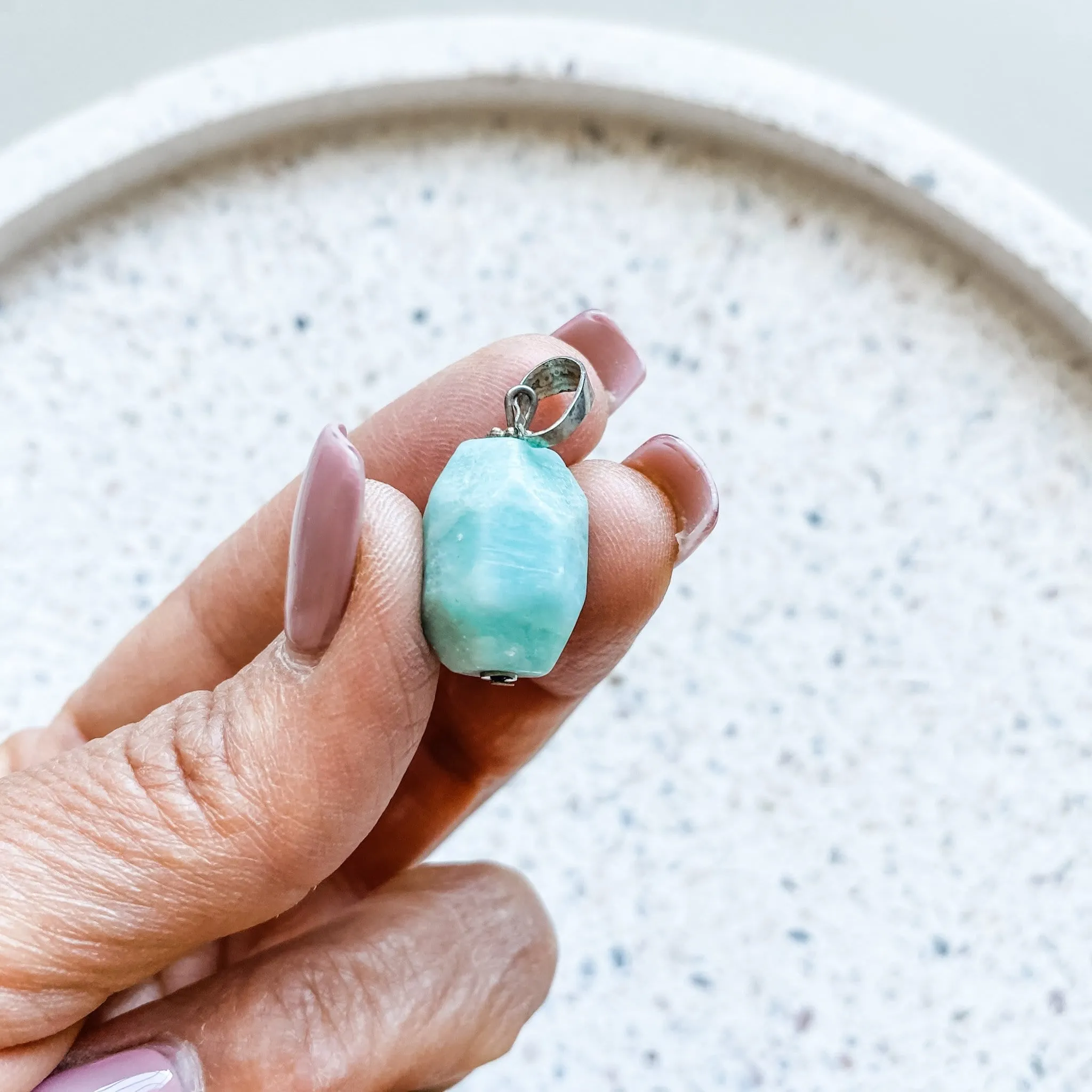 Amazonite Stone Pendant