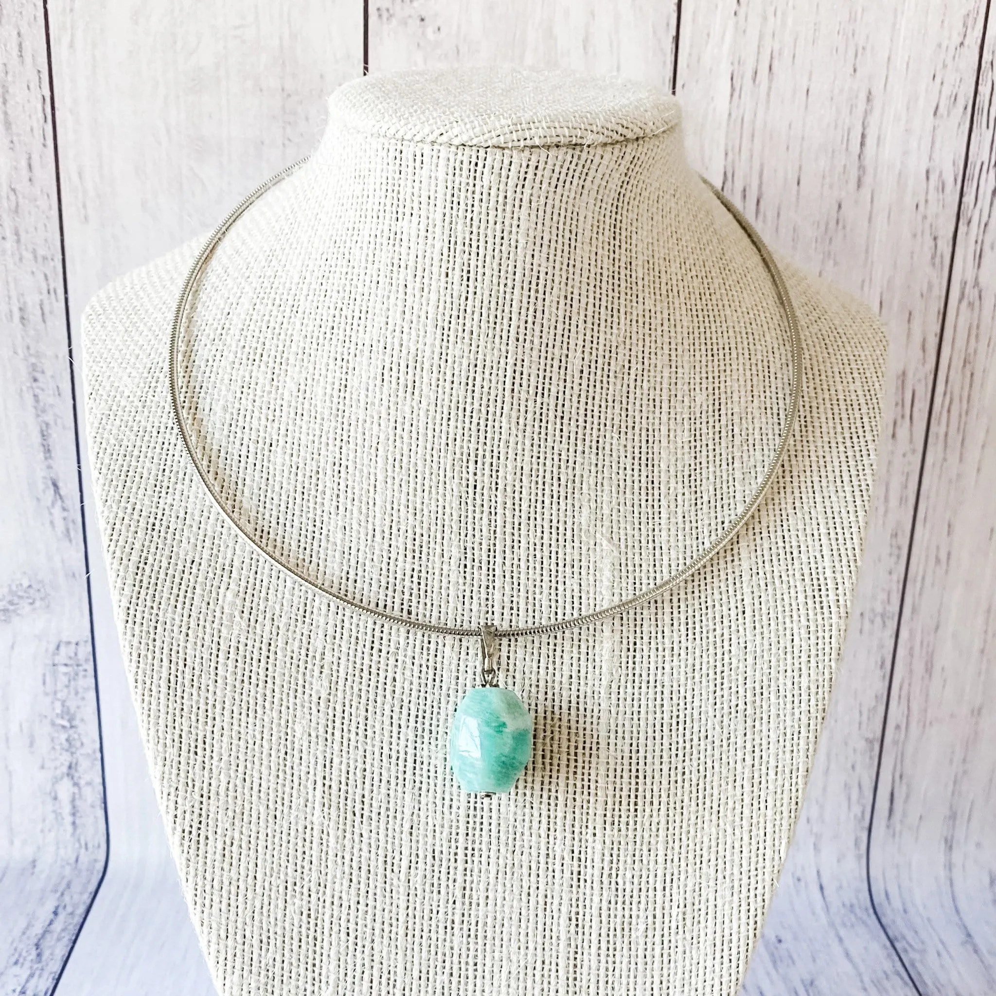 Amazonite Stone Pendant