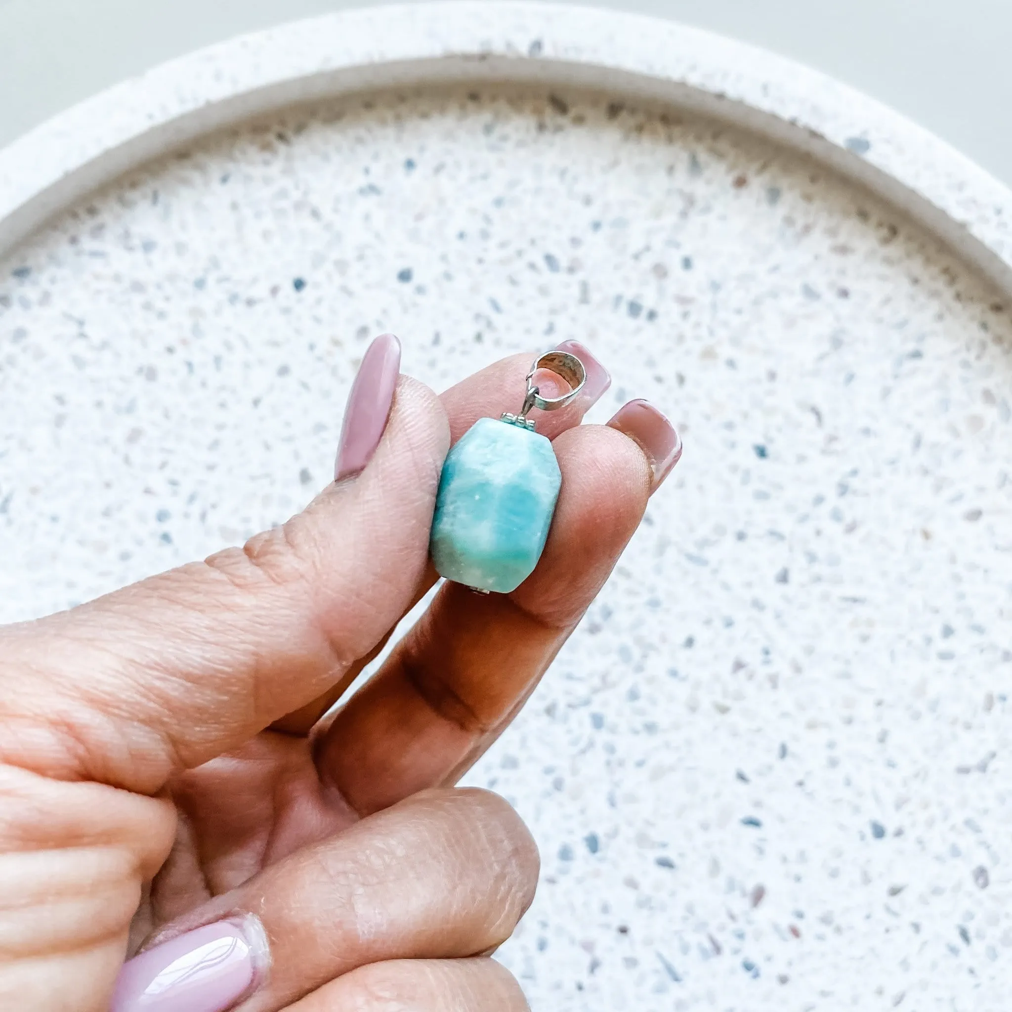 Amazonite Stone Pendant