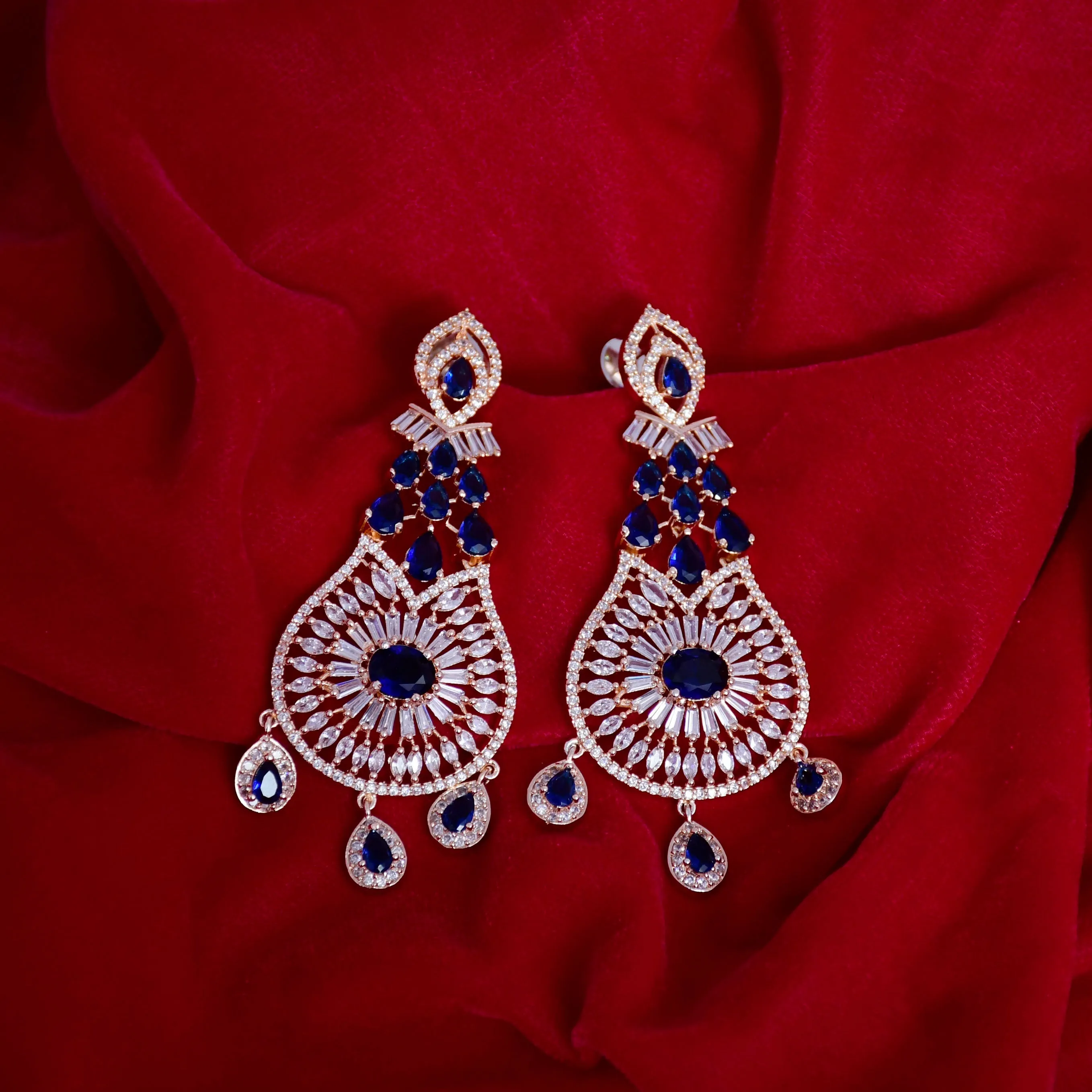 American Diamond Contemporary Earrings