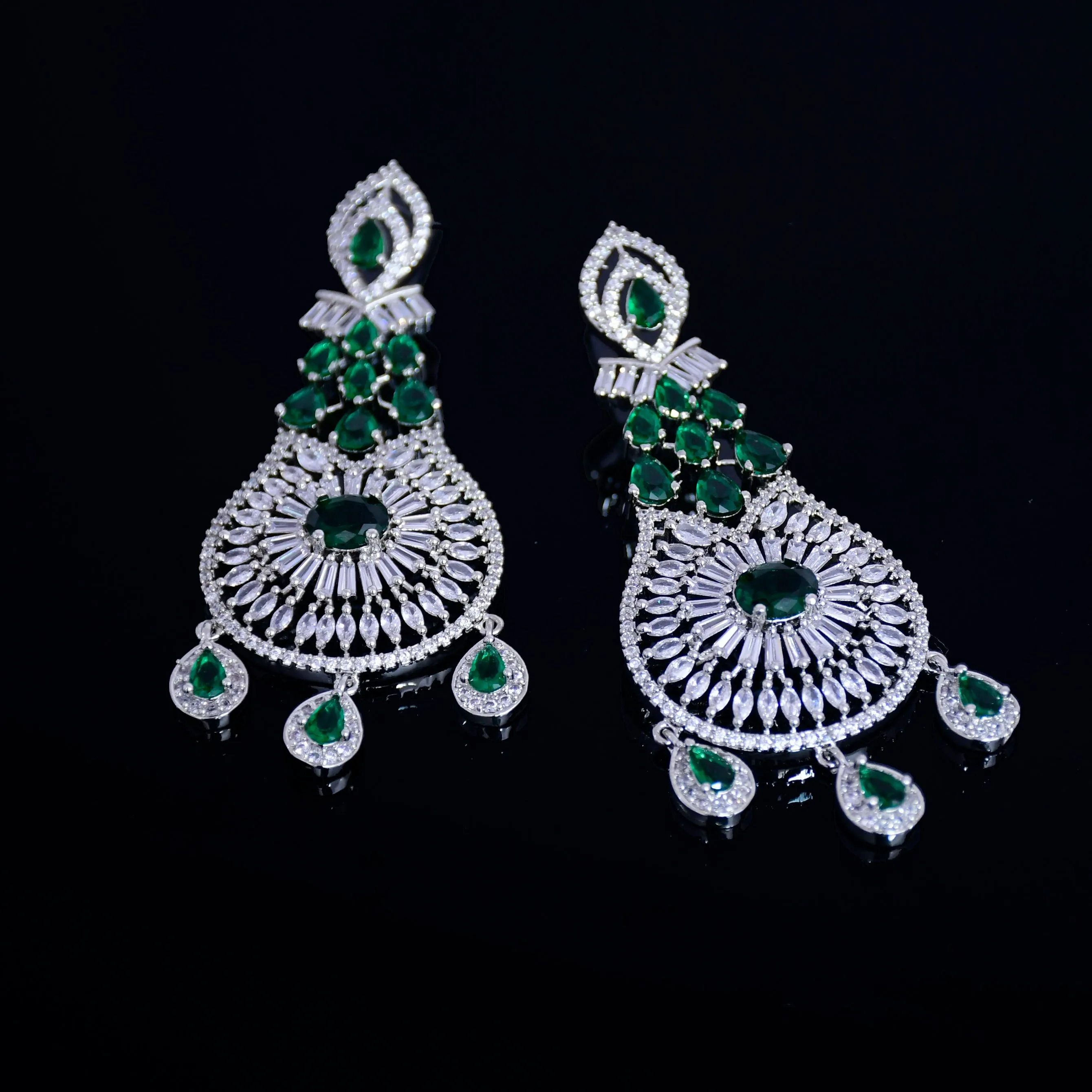American Diamond Contemporary Earrings