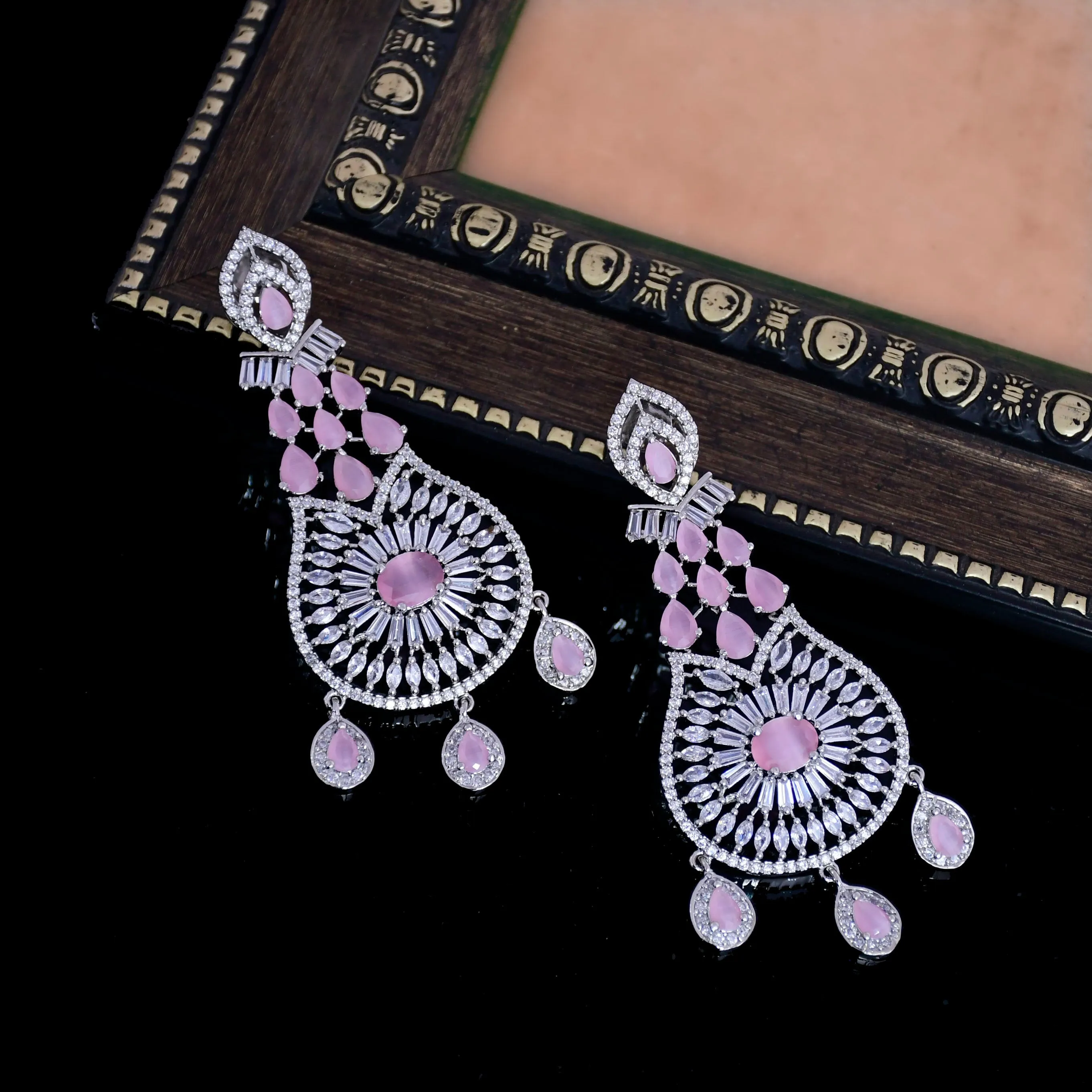 American Diamond Contemporary Earrings
