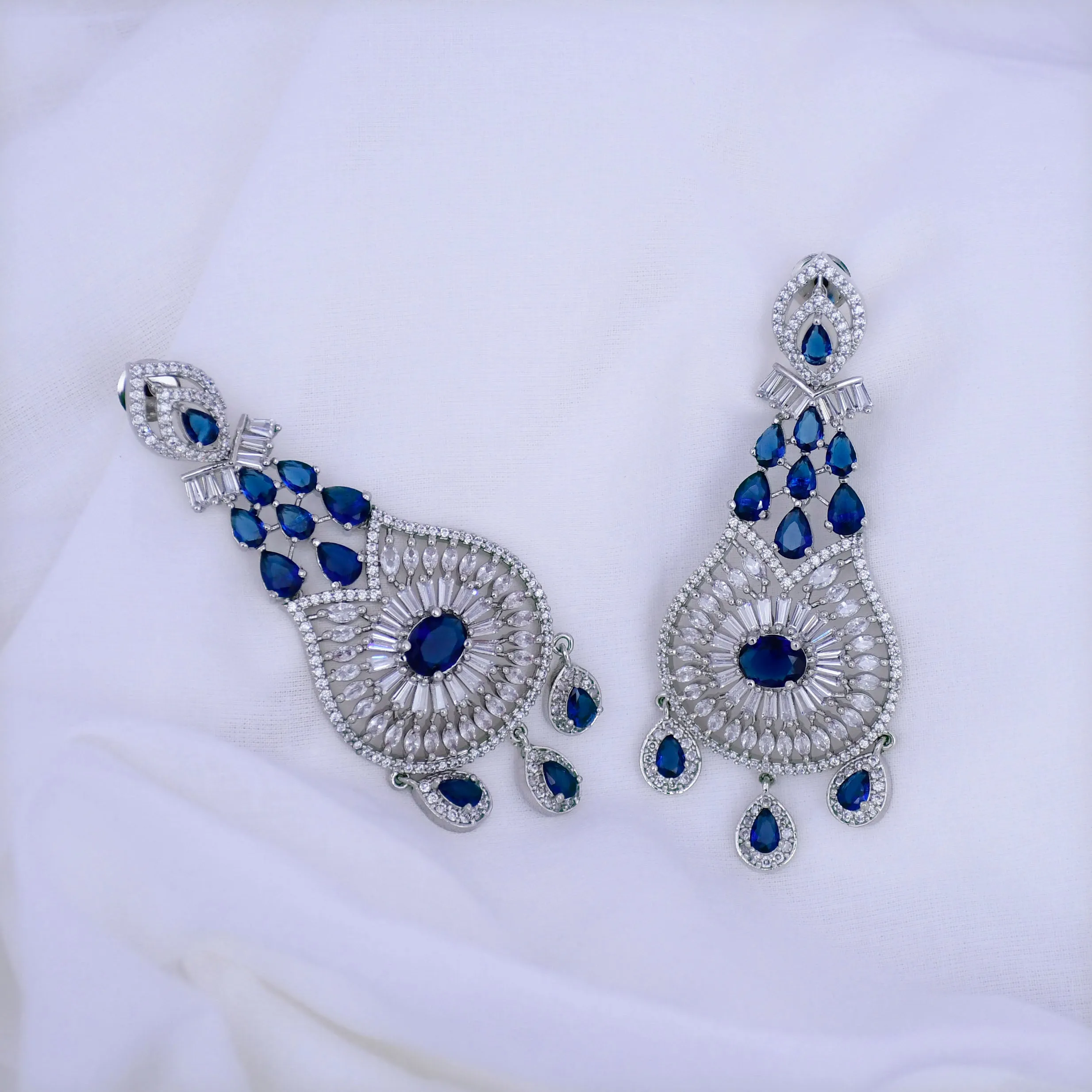 American Diamond Contemporary Earrings