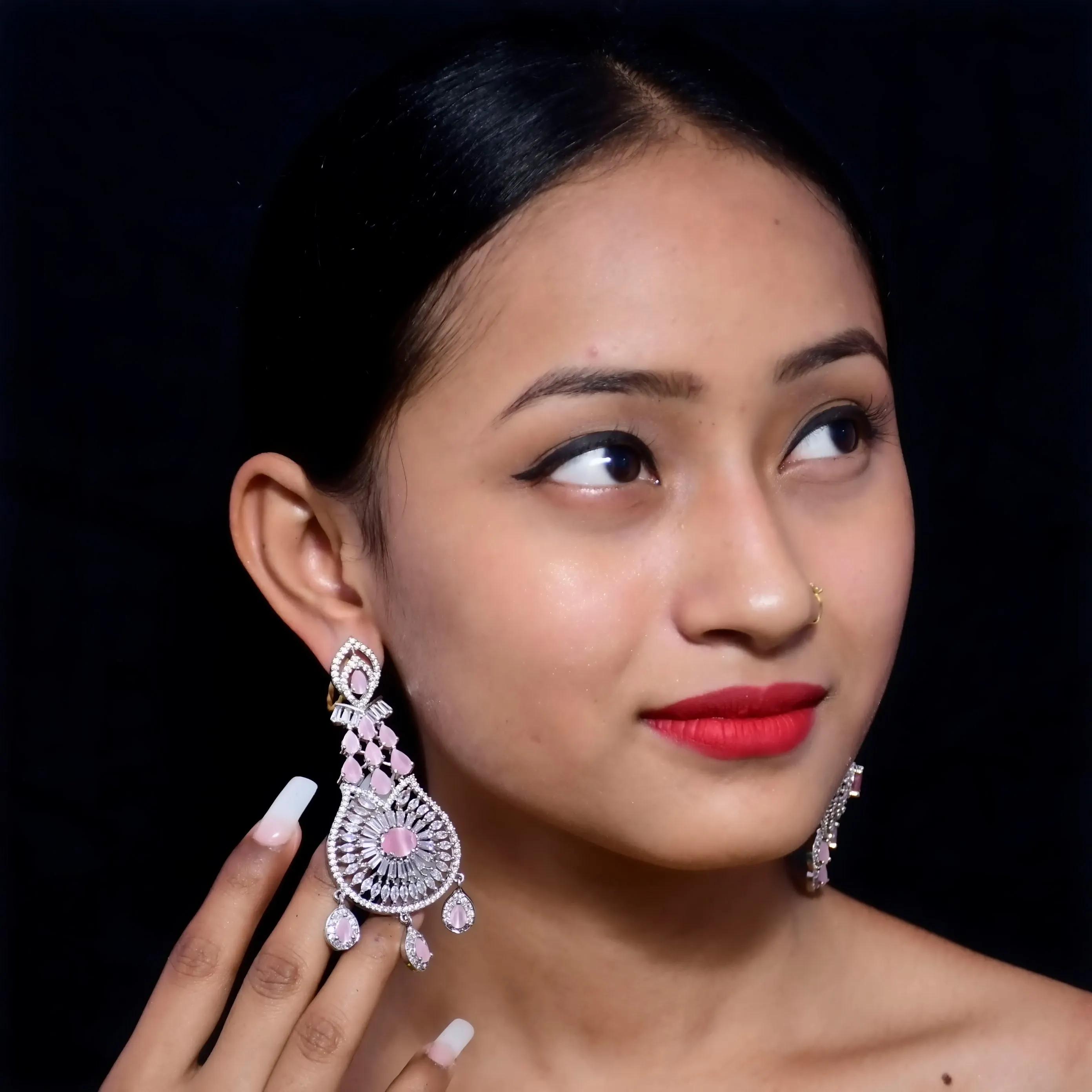 American Diamond Contemporary Earrings