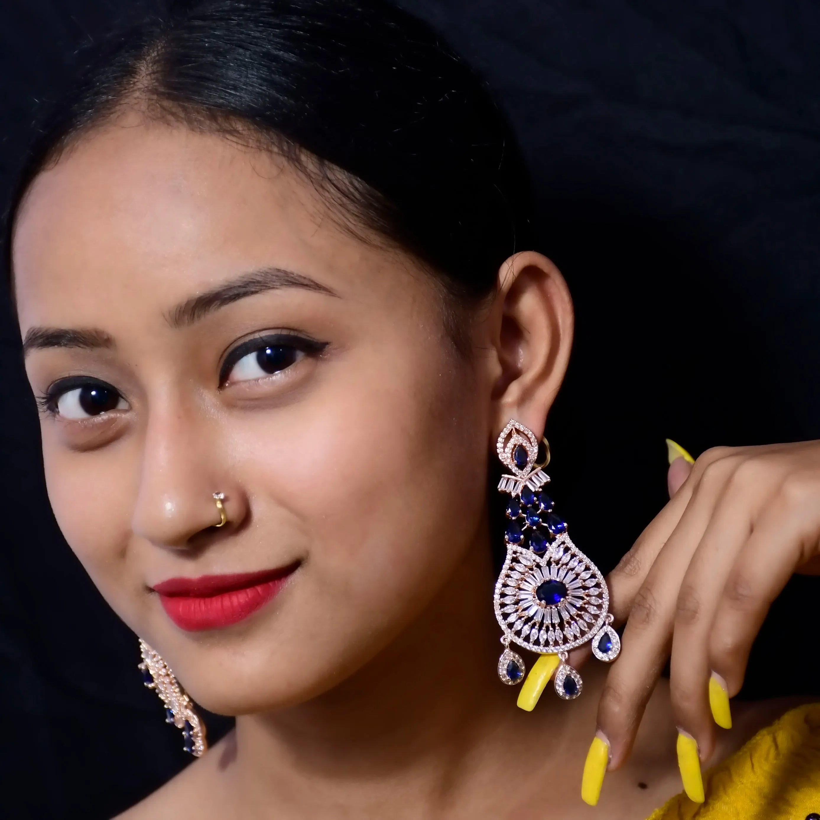 American Diamond Contemporary Earrings