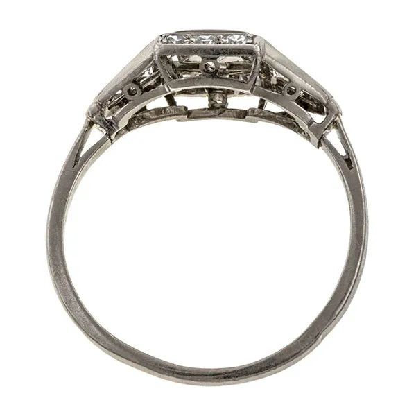 Art Deco Diamond Ring, 0.15ct.