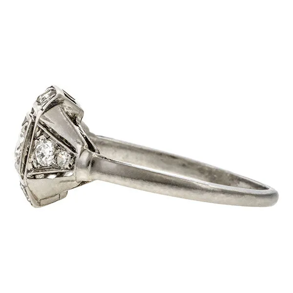 Art Deco Diamond Ring, 0.15ct.