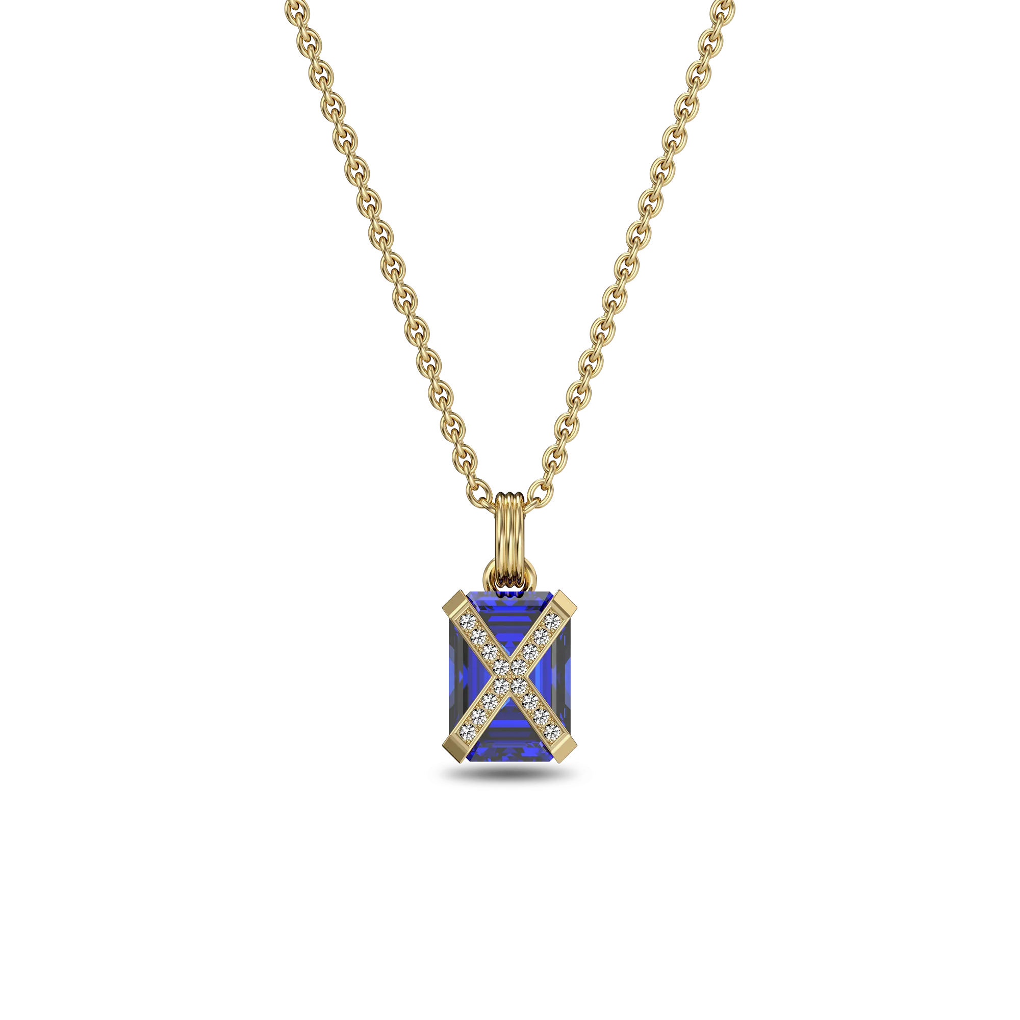 Artdeco Cocktail Diamond Pendant