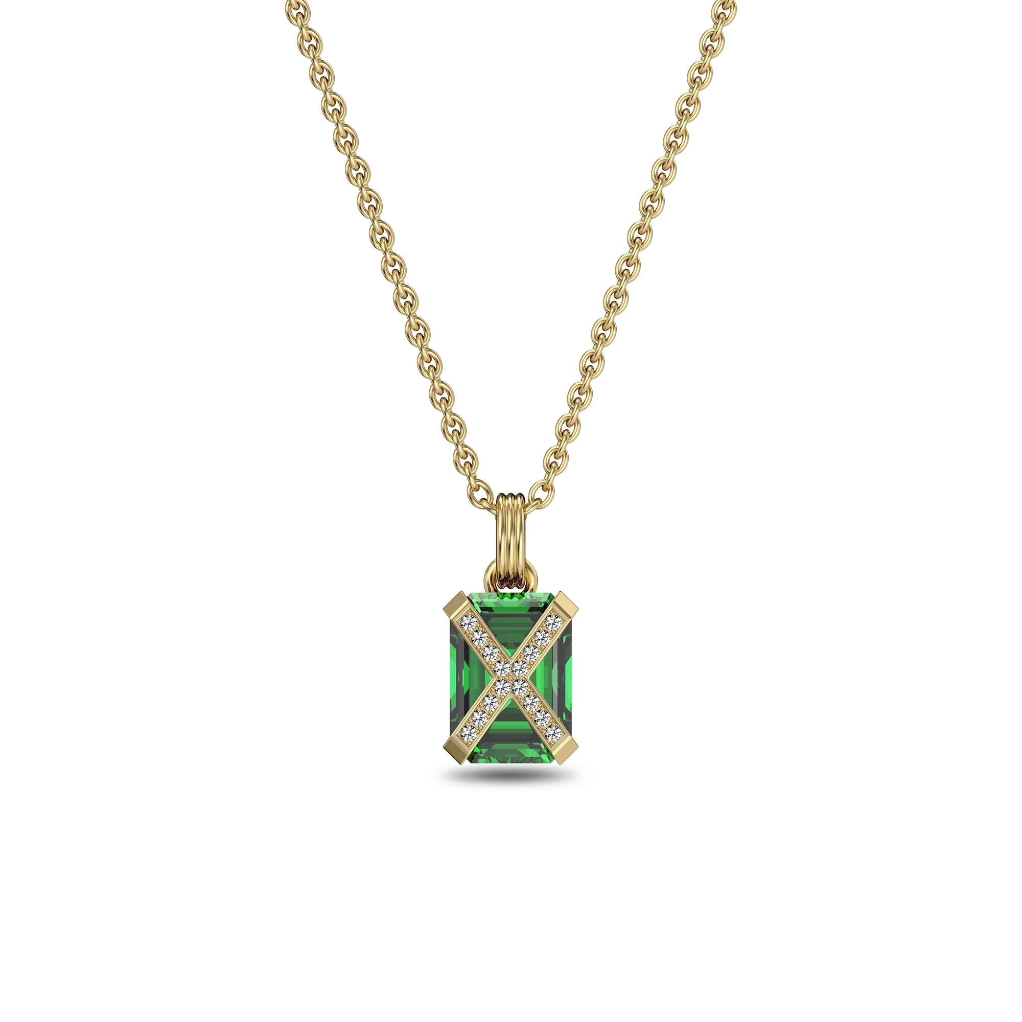Artdeco Cocktail Diamond Pendant