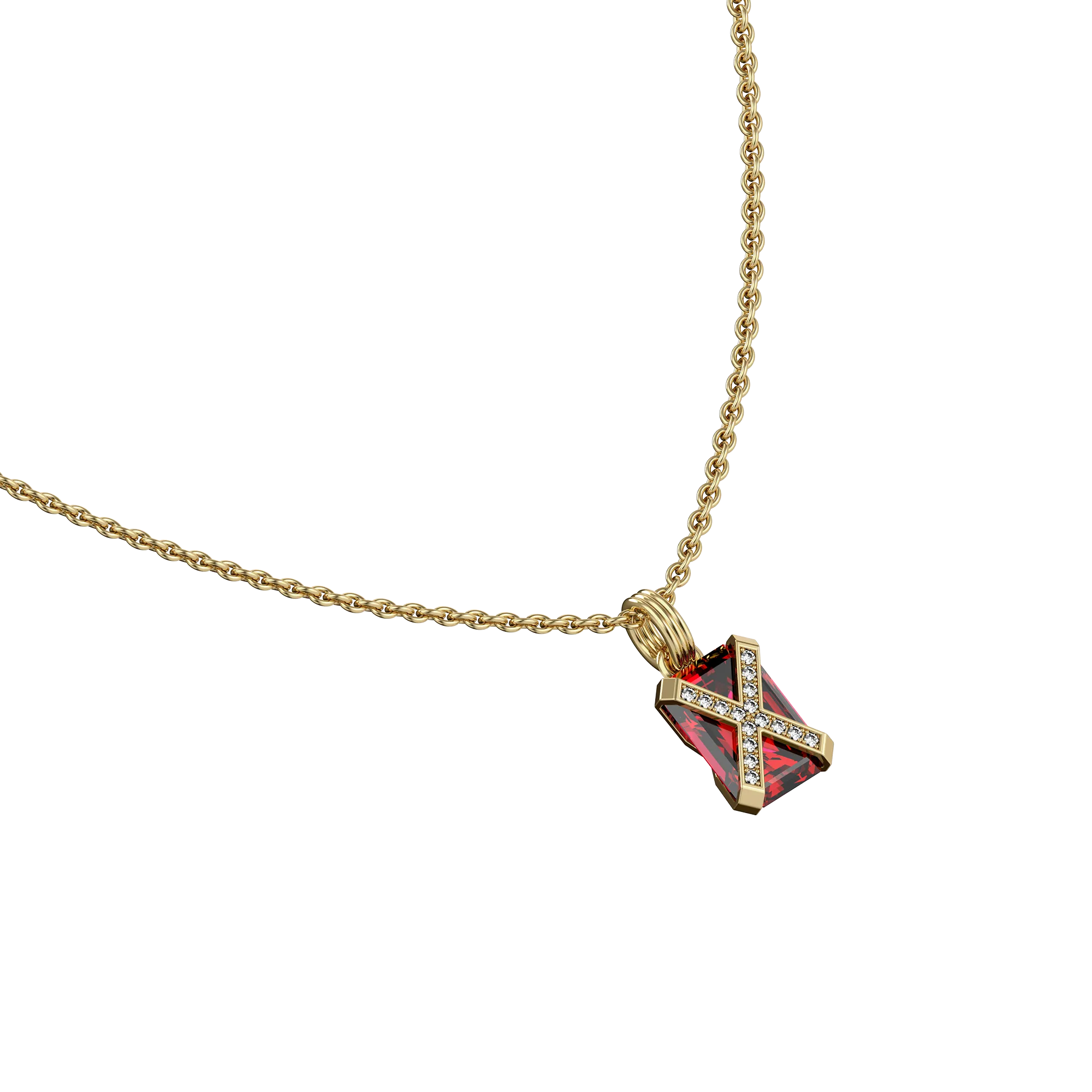 Artdeco Cocktail Diamond Pendant