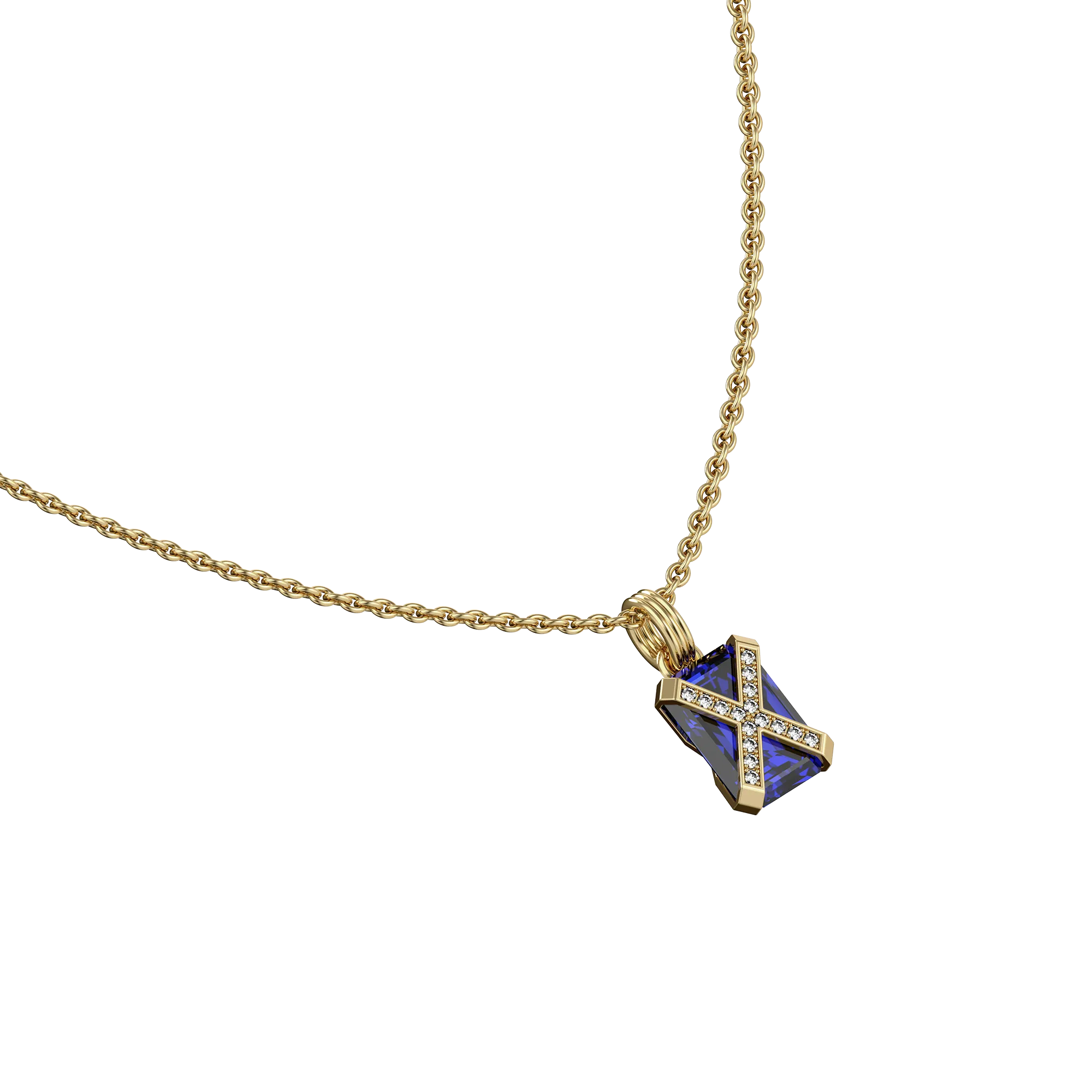 Artdeco Cocktail Diamond Pendant
