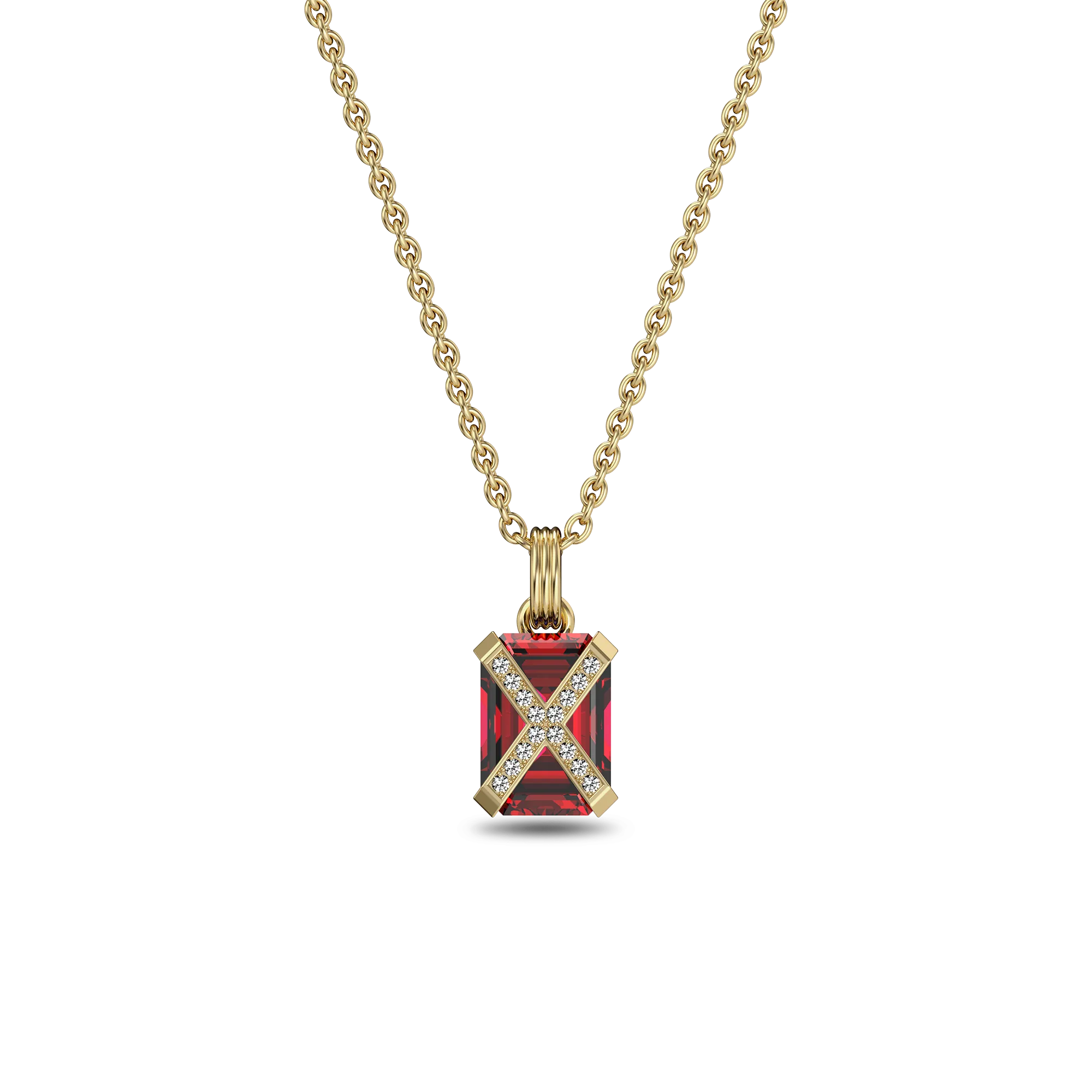 Artdeco Cocktail Diamond Pendant