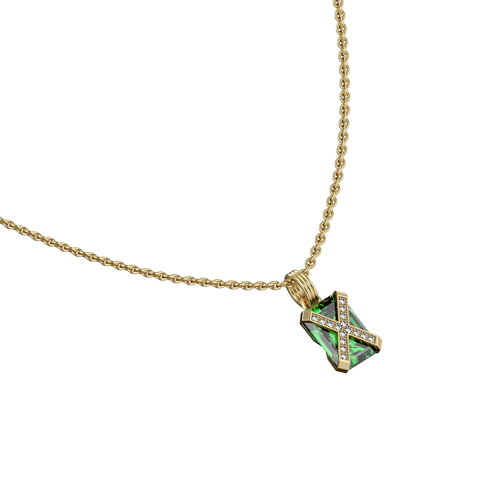 Artdeco Cocktail Diamond Pendant