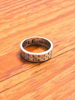 Bandana Ring in Silver