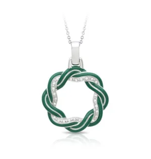 Belle Etoile Coronata Pendant - Green