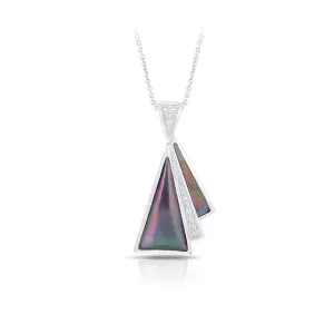 Belle Etoile Empire Pendant - Black-Mother-of-Pearl