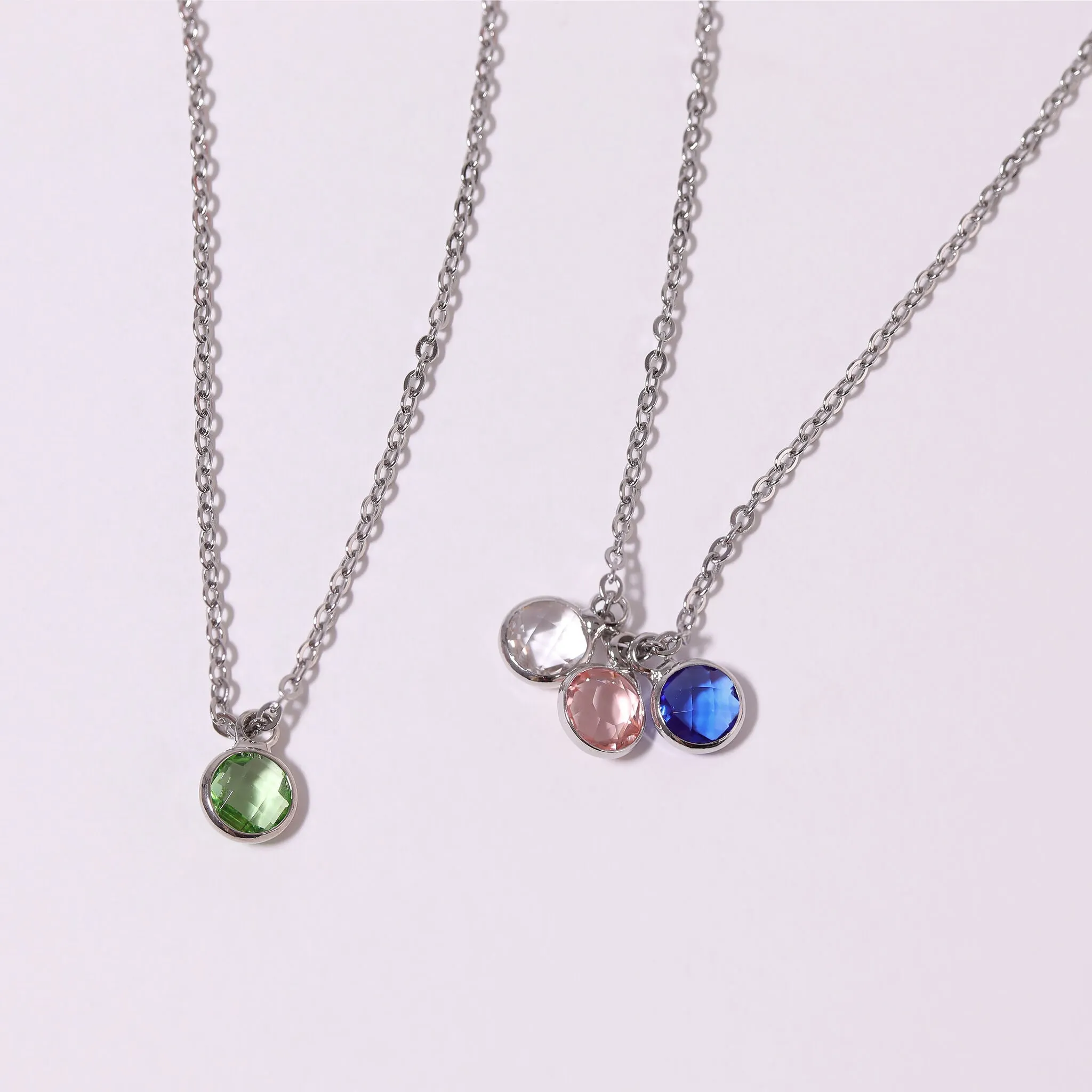 Birthstone Colored CZ Charms / SBB0034
