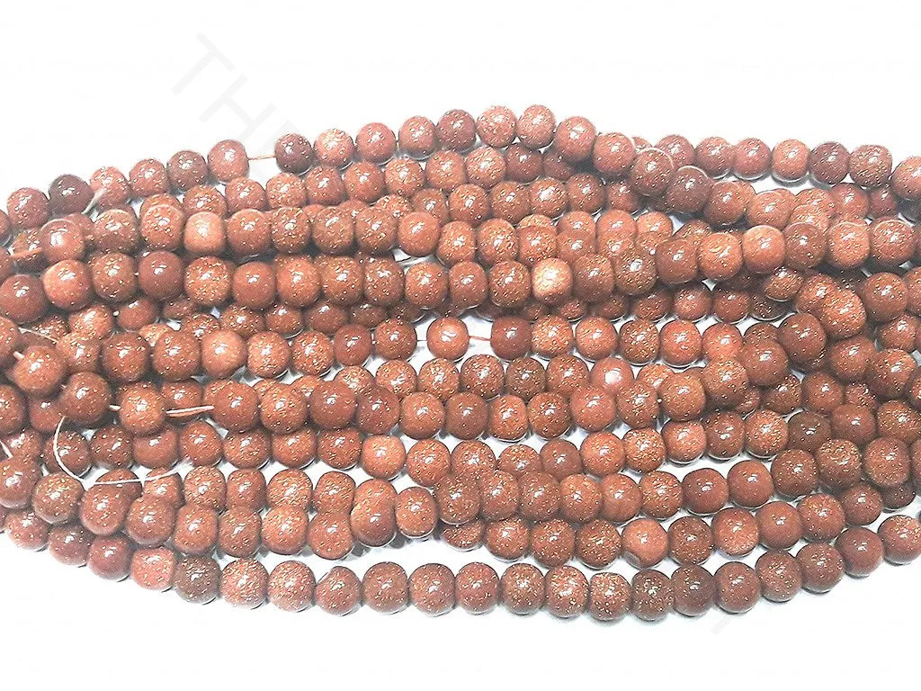 Brown Circular Semi Precious Stones