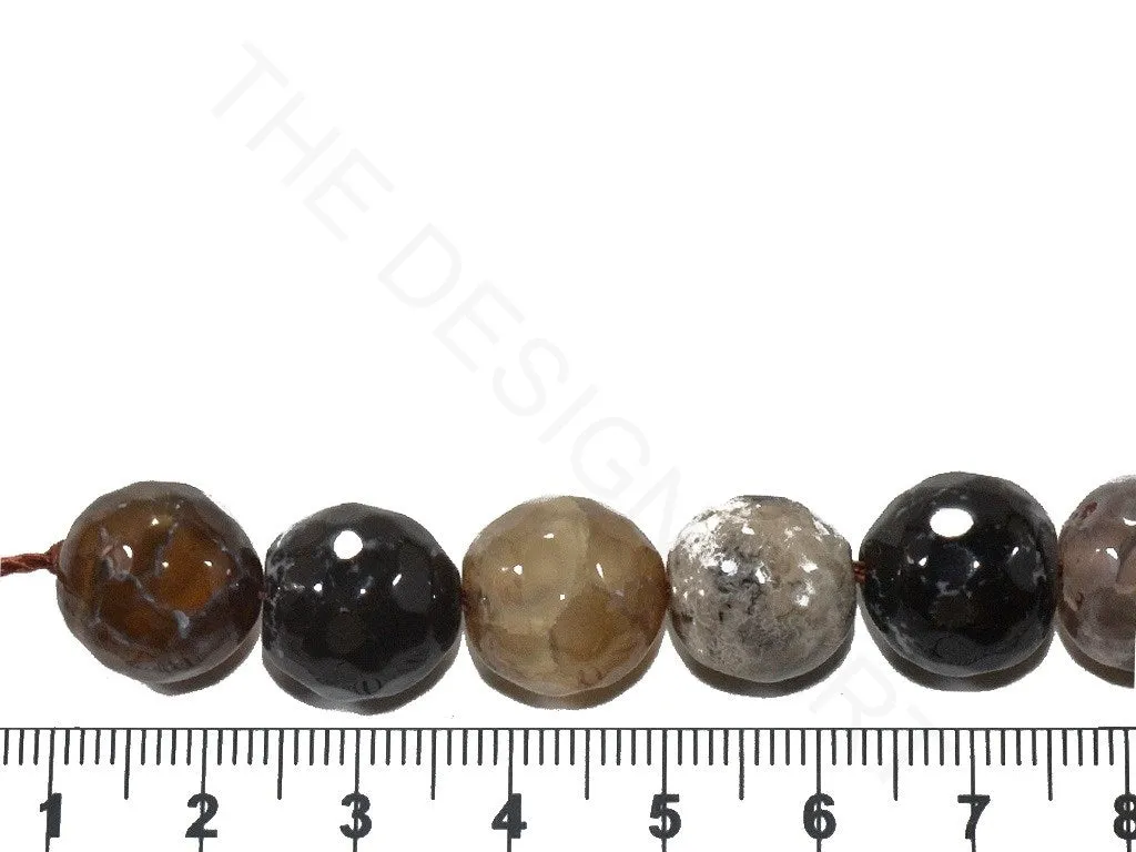 Brown Round Jade Semi Precious Stones