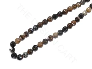Brown Round Jade Semi Precious Stones