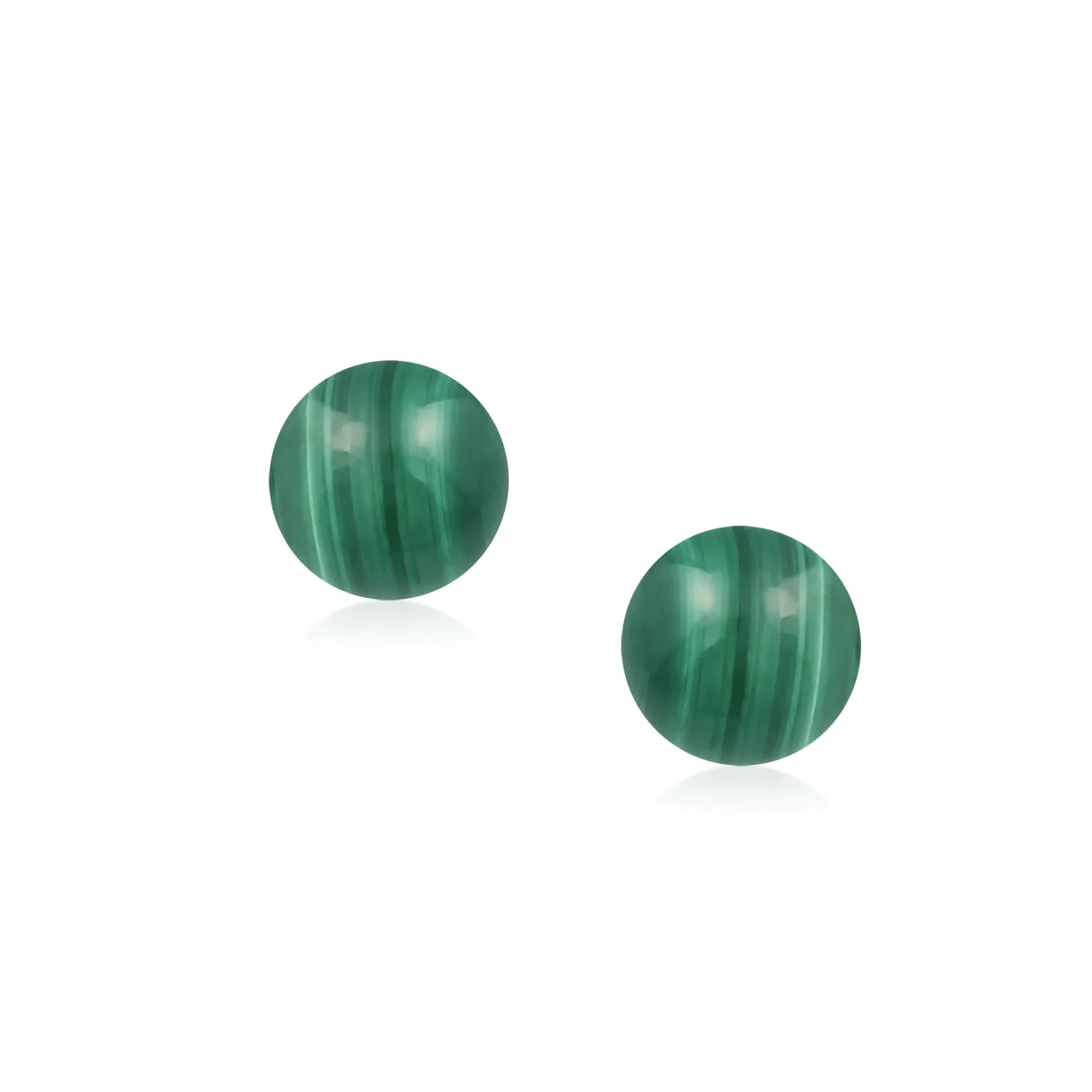 Classic 6MM Gemstone Drop Ball Earrings in  Sterling Silver Birthstone Options