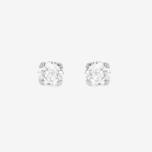 Classic Sparkle - 7mm Earrings | 9ct White Gold