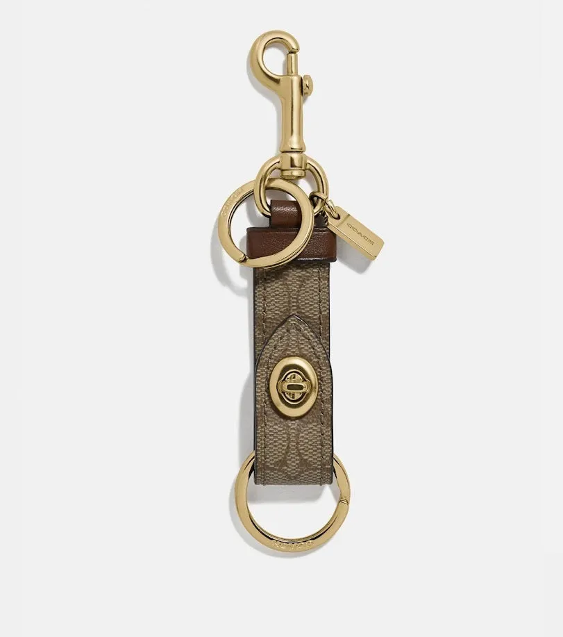 COACH TRIGGER SNAP BAG CHARM KEY FOB