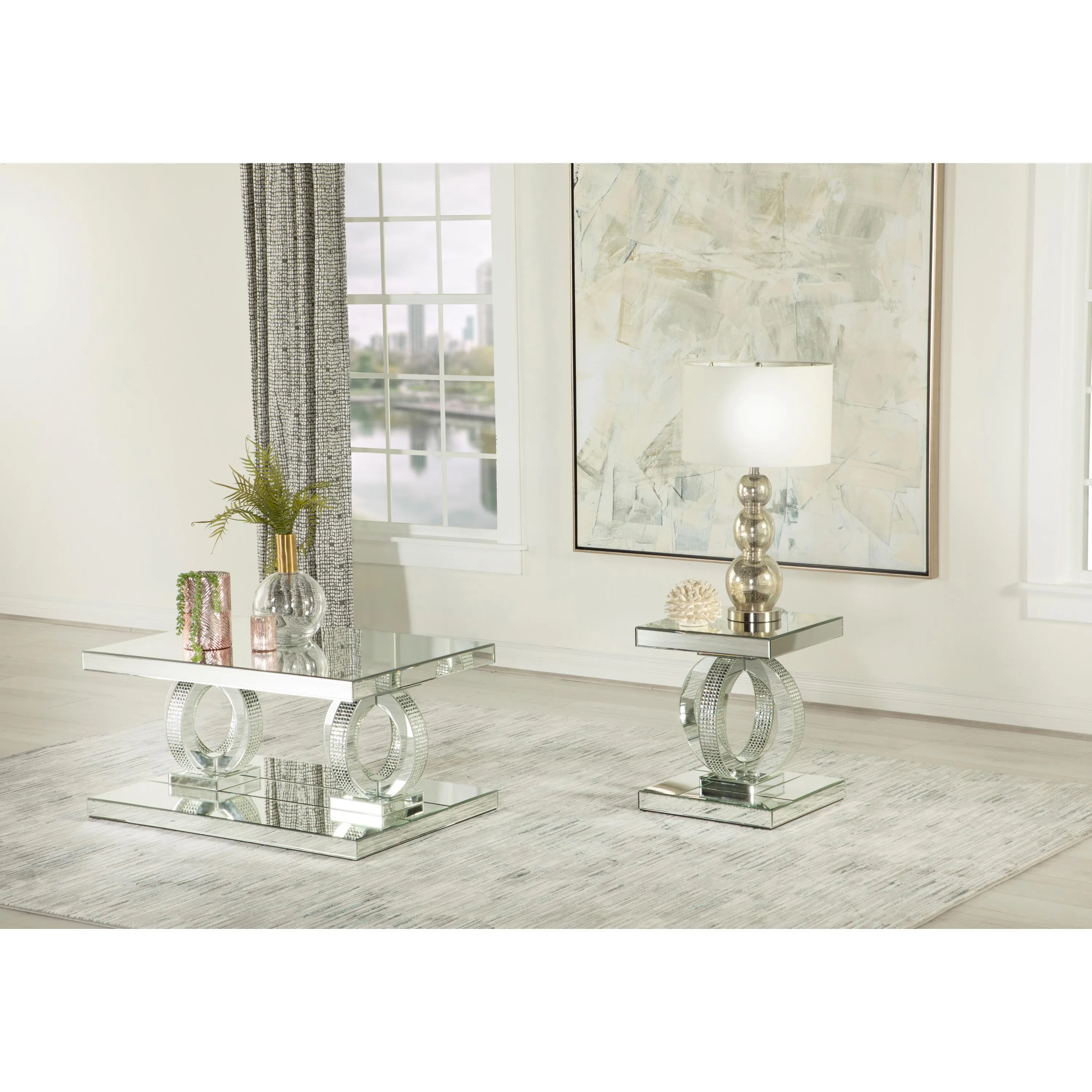 Coaster Furniture Breena 753278 Rectangular Coffee Table - Mirror