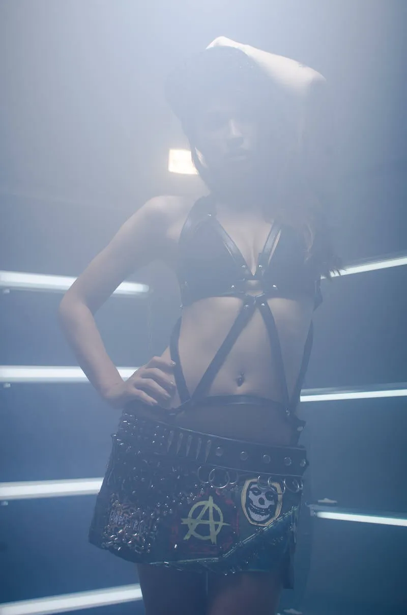 Colorful Punk AF Skirt One of A Kind