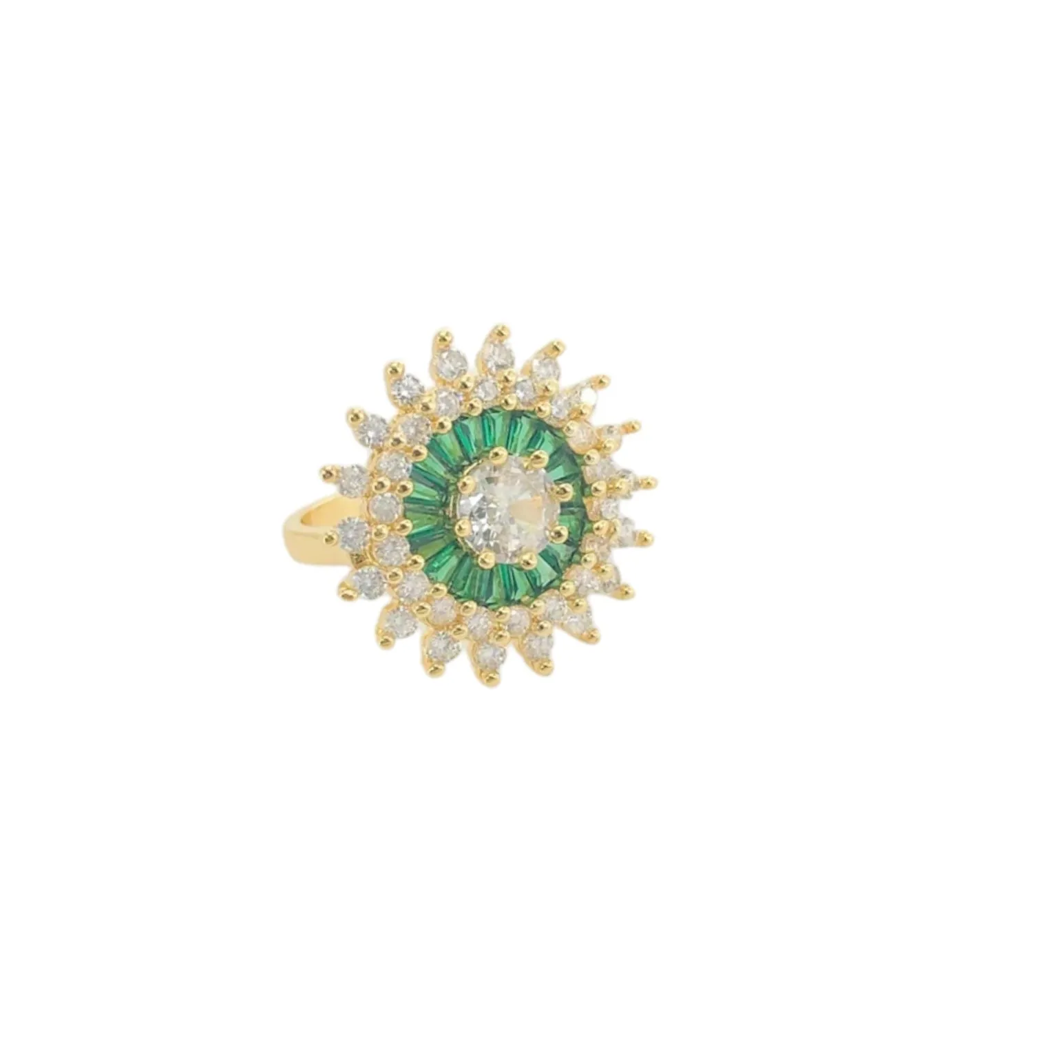 Colorful Sunburst Ring
