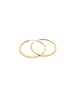 CREOLES MOON GOLD-PLATED MEDIUM