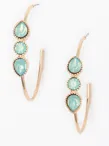 Crystal Hoop Earrings