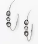 Crystal Hoop Earrings