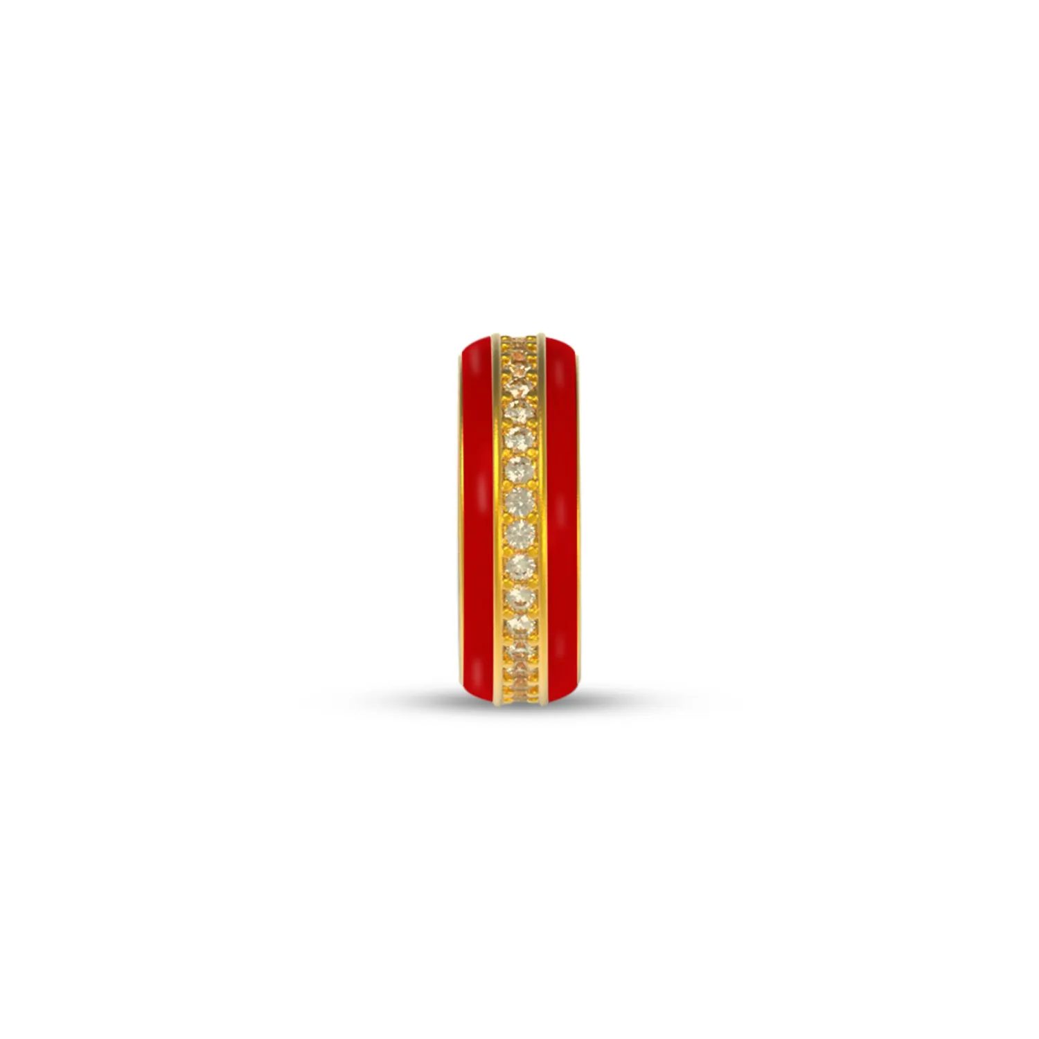CZ enamel ring